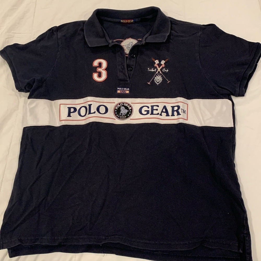 Embroidered polo shirt